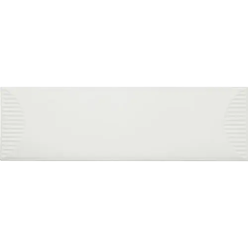 Stencil Half Moon White 4" x 12"