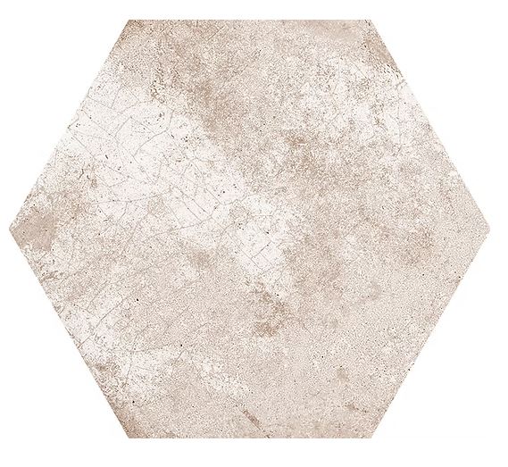 Castellon Rotterdam Taupe 9"x10" hexagon