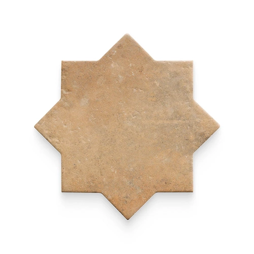 Star and Cross Cotto 6" x 6" Star Matte
