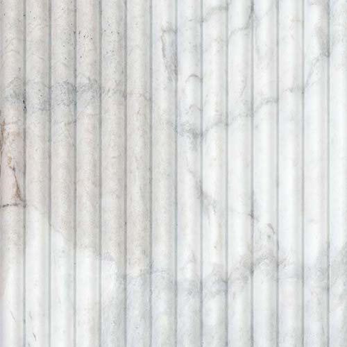 Marble Mosaic tile in Arabescato Venato Milano Ribbo 12x24 Honed