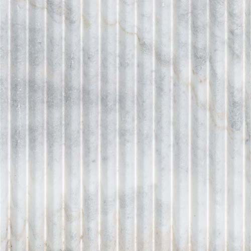 Marble Mosaic tile in Arabescato Venato Valentino Fluto 12x24 Honed