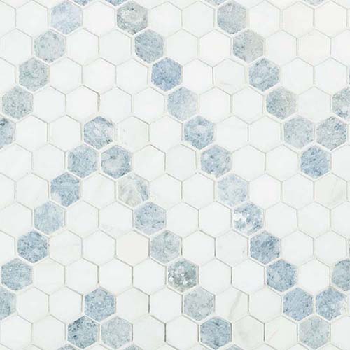 Marble Mosaic tile in Azula Sazi Polished