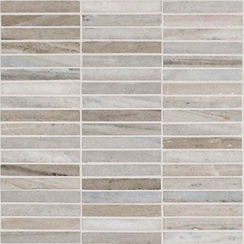 Marble Mosaic tile in Ravello Mini Stack Polished