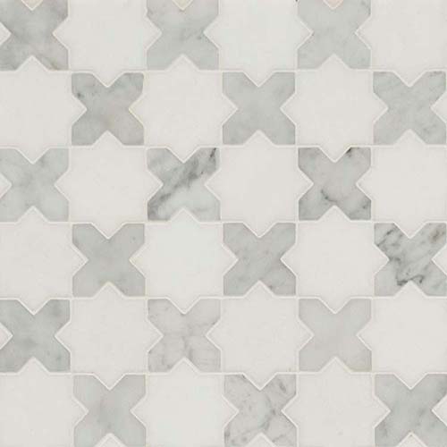 Marble tile in Vera Anne Pattern Polished