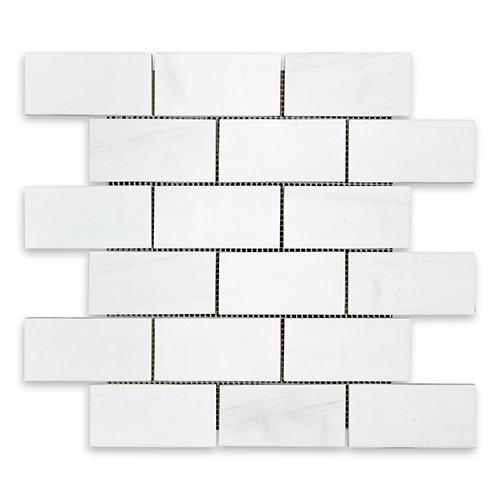 Bianco Dolomite - Brick 2"x4" Polished