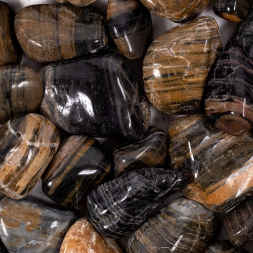 Loose Pebbles - Tiger Stripe Medium Ultra Polished