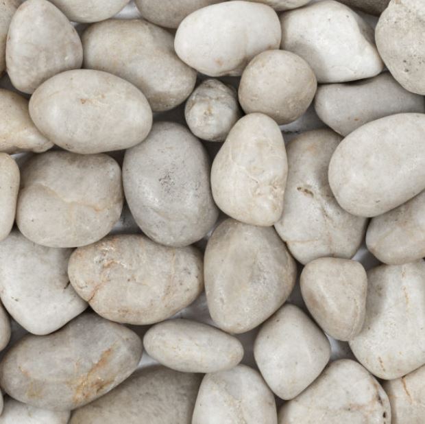 Loose Pebbles White Medium 2cm