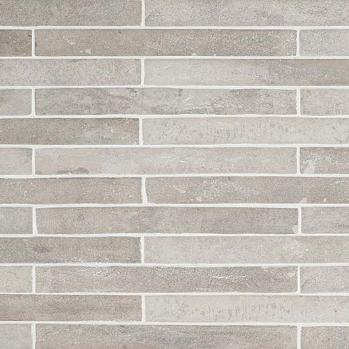 Porcelain tile in Brickstone Ivory 2x18 Matte