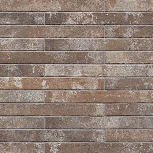 Porcelain tile in Brickstone Rustique Red Brick 2x18 Matte