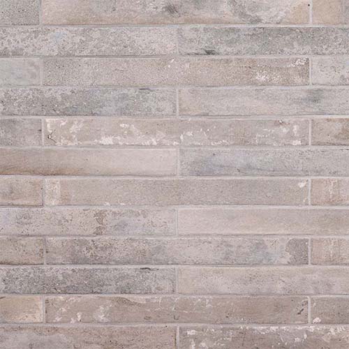 Porcelain tile in Brickstone Taupe 2x18 Matte