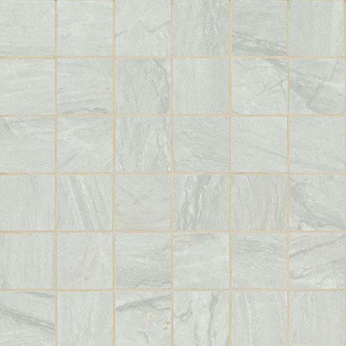 Porcelain Mosaic tile in Durban Grey 2x2 Matte