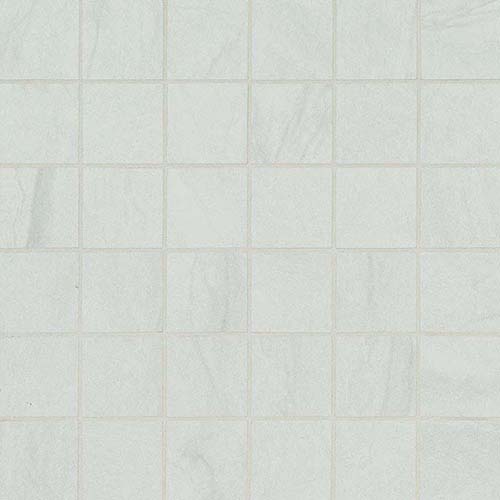 Porcelain Mosaic tile in Durban White 2x2 Matte