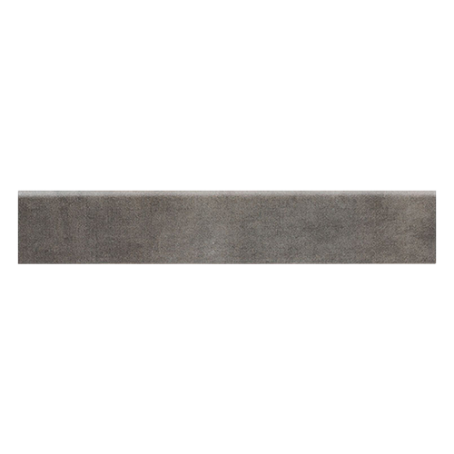 Ceramic tile trim in Gridscale Graphite 3x18 Bullnose