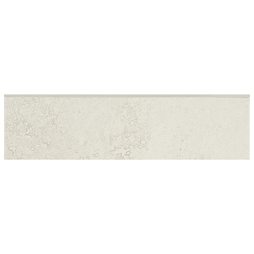 Porcelain tile trim in Legend White 3x12 Bullnose