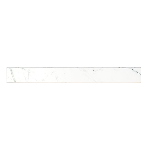 Porcelain tile trim Regallo Calacatta 3x18 Bullnose