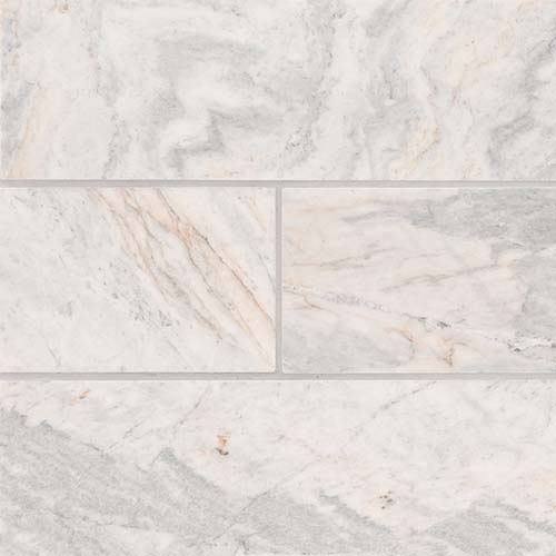 Marble Tile in Capri Blue 4x12 Honed