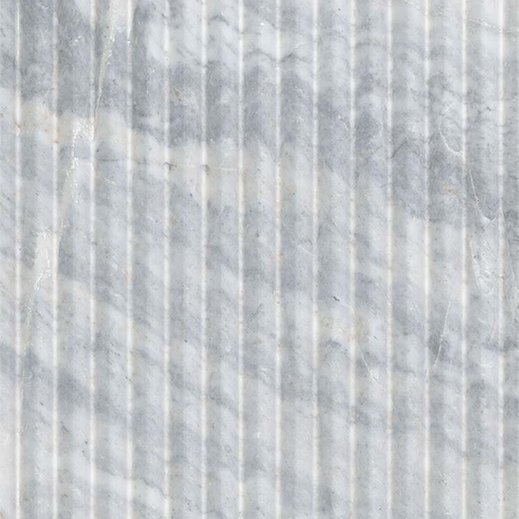Marble tile in Capri Blue Valentino Fluto 12x24 Honed