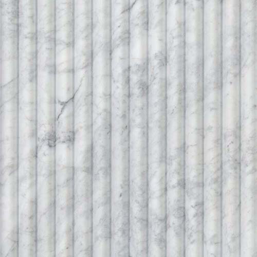 Marble tile in Carrara White Milano Ribbo 12x24 Honed