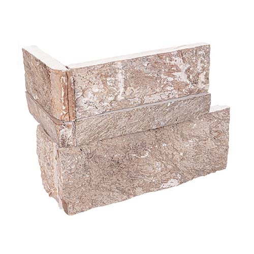 Quartzite Hardscapes in Golden White Corner "L" Panel 9x18