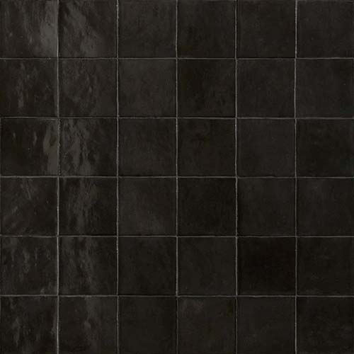 Melan 4x4 Ceramic tile in Nero