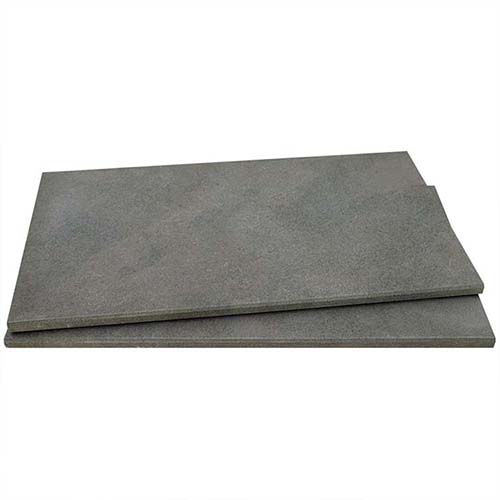 Porcelain Hardscapes in Midnight Montage 13x24 Eased Coping