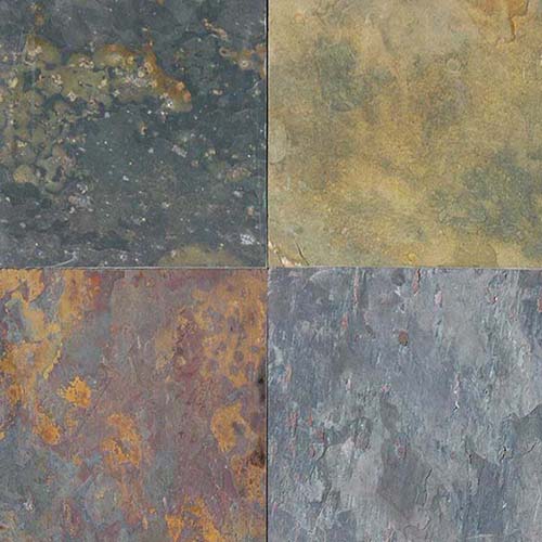 Slate tile in Multi Classic 24x24 Gauged