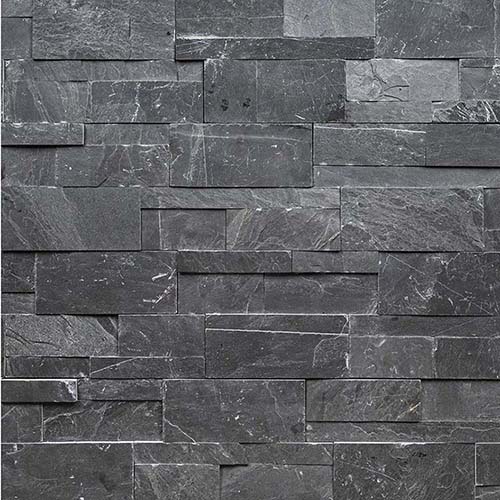 Slate Hardscapes in Premium Black Slate 9x24