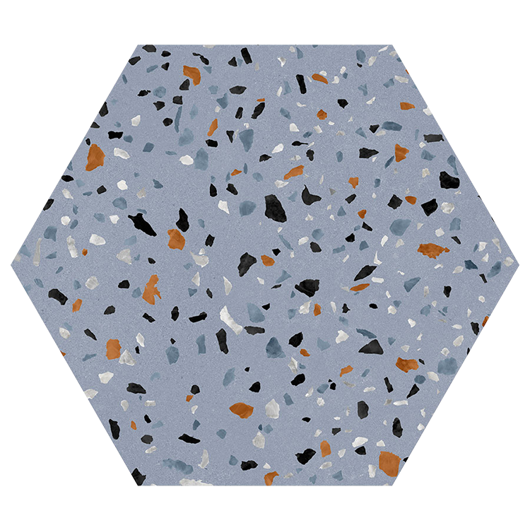 Porcelain tile in Abstract Blue