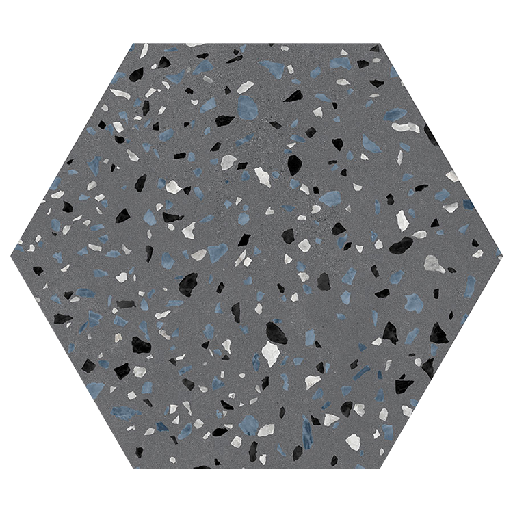 Porcelain tile in Abstract Graphite