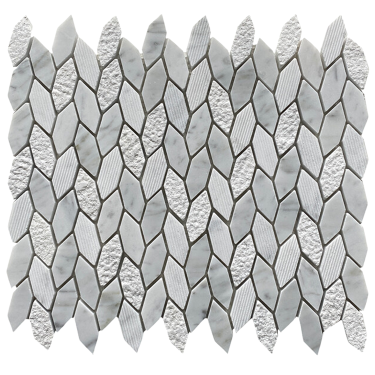 Classic Series Textured Leaf Carrara Matte