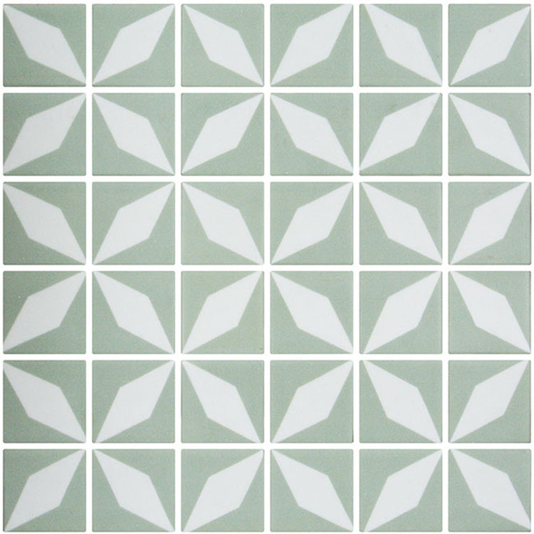 Recycled Glass Mosaic tile in Fauna Carmina