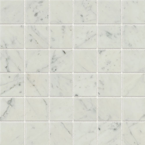Classic 2.0 2" Mosaic Matte Bianco Carrara