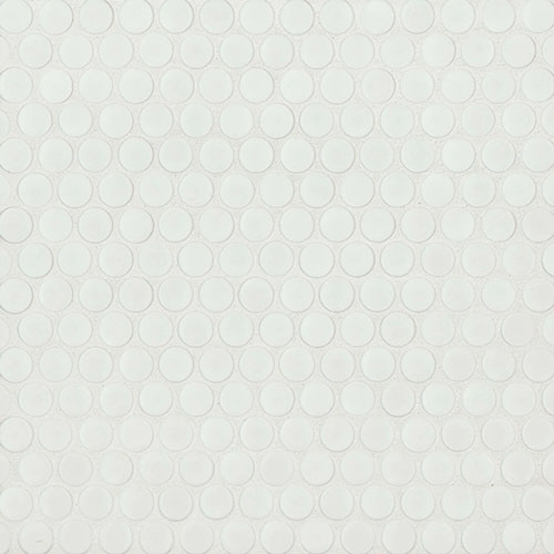 Dec 360 3/4" Penny Rounds Matte White
