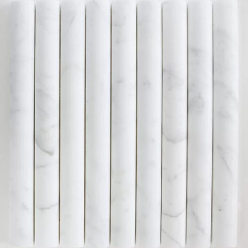 Zellige Mosaic Plateau Drift Calacatta Gold Honed