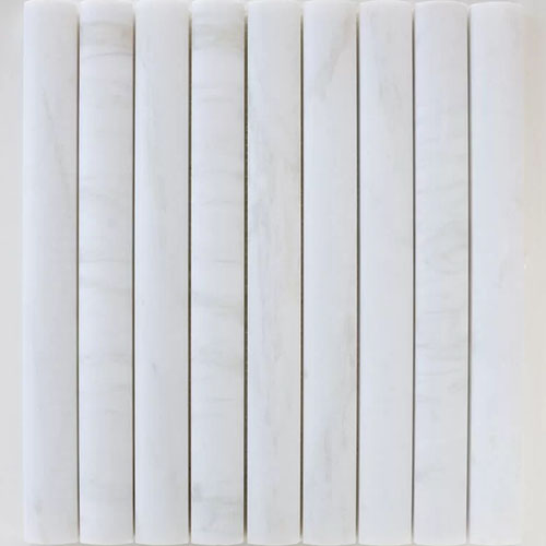 Zellige Mosaic Plateau Drift Mystery White Honed