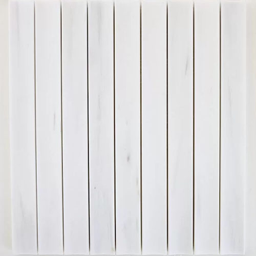 Zellige Mosaic Plateau Hollow Dolomite Honed