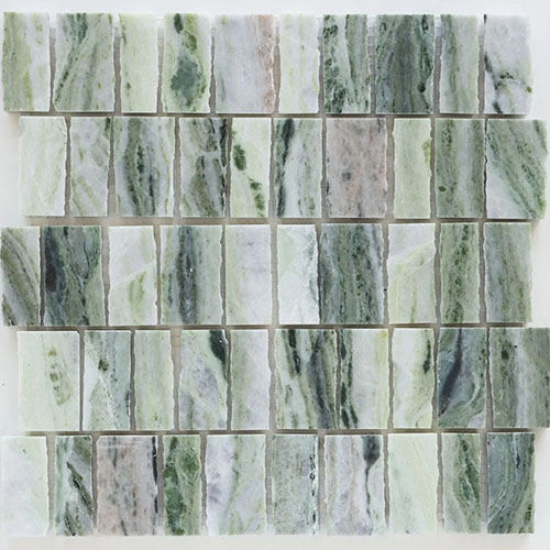 Zellige Mosaic Plateau Terrain Green Beauty Honed
