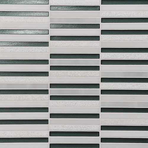 Kaikos Stacked Dark Green Oriental White