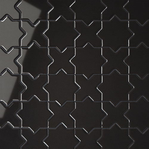 Le Cafe Cross & Star Glossy Black