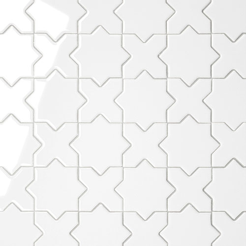 Le Cafe Cross & Star Glossy White