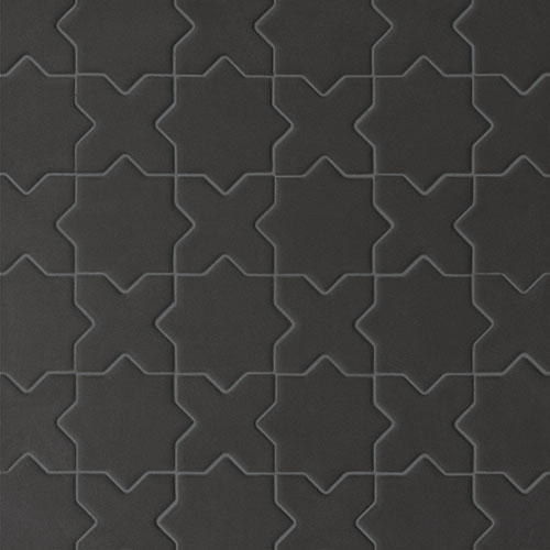 Le Cafe Cross & Star Matte Black