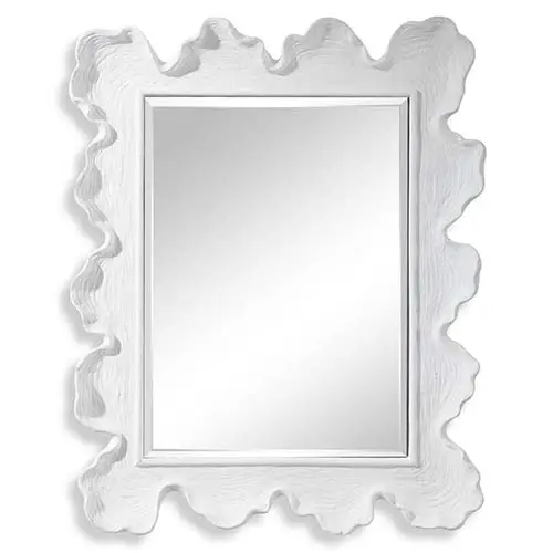 Sea Coral White Mirror
