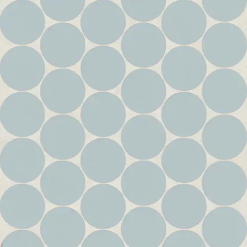 Marin Matte 2" Penny Round Misty Blue