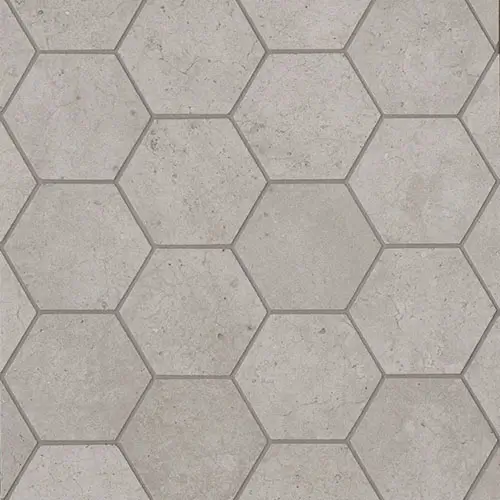 Materika 3" Hex Greige