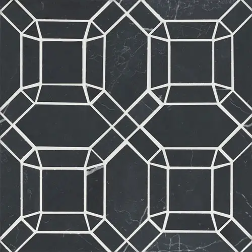Monet Mosaic 1 Nero Marquina