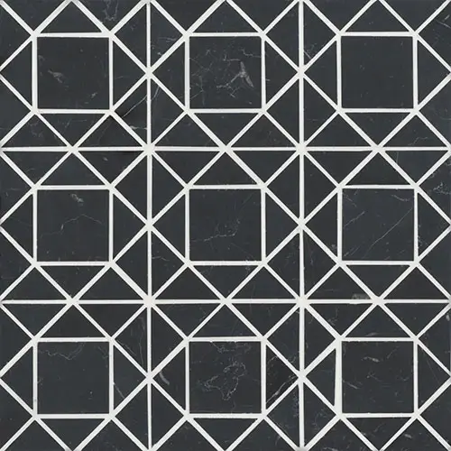 Monet Mosaic 2 Nero Marquina