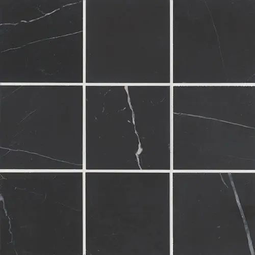 Monet Nero Marquina 4" x 4"
