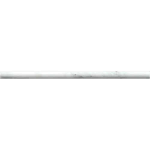 Monet Trim White Carrara 1/2" x 12"