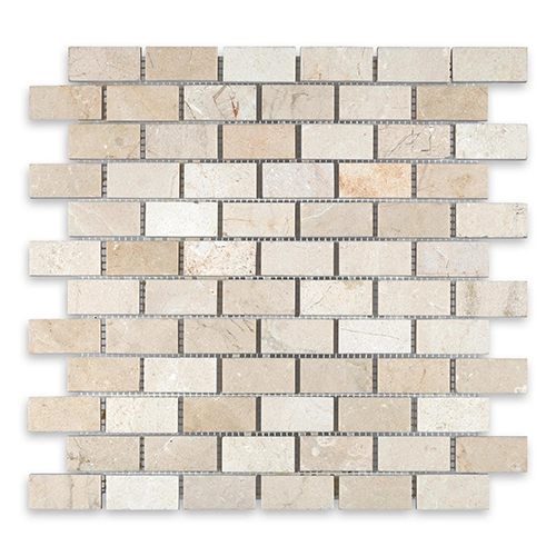 Crema Marfil - Brick 1" x 2" Polished
