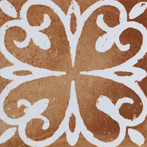 Angela Harris Messina Kasma Terracotta Decor 8" x 8"